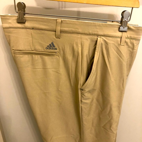 Adidas Khaki Golf Pant Men’s 38x32 - Picture 2 of 10